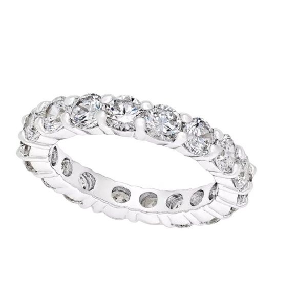 Charter Club Jewelry - Charter Club Silver Cubic Zirconia Ring Size 9